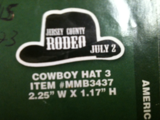 Cowboy Hat 3 Thin Stock Magnet GM-MMB3437